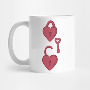 Love is the key. Unlock your heart Mug